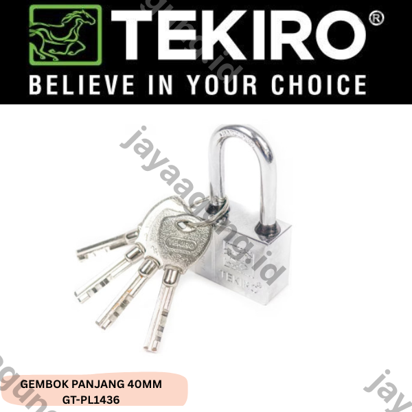 Gambar GEMBOK BESI TEKIRO PNJG 40MM GT-PL1436 ke-2