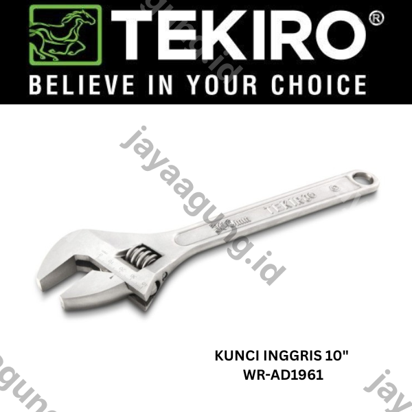 KUNCI INGGRIS TEKIRO 10" WR-AD1961