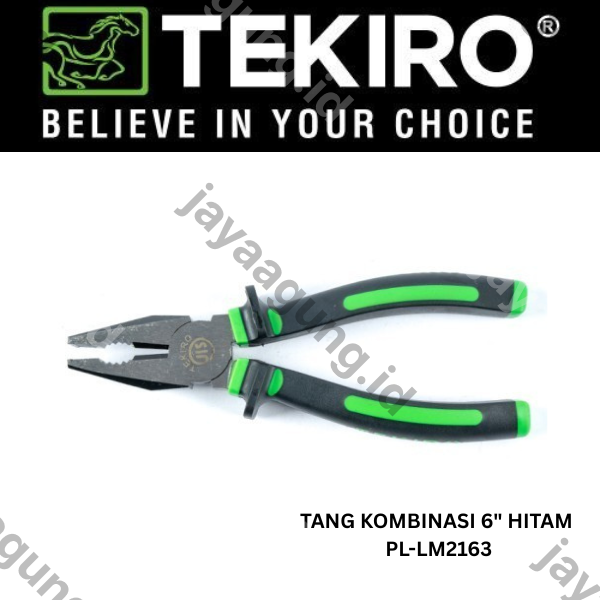Gambar TANG KOMBINASI TEKIRO 6" HITAM PL-LM2163 ke-2