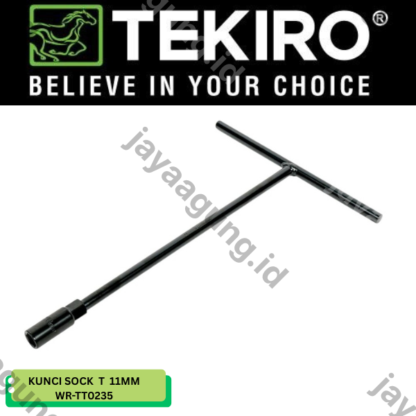 Gambar KUNCI SOCK T TEKIRO HITAM 11MM WR-TT0235 ke-2