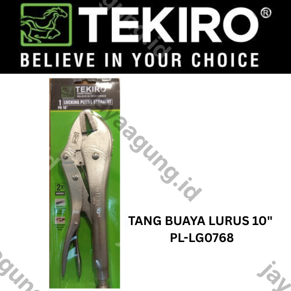 Gambar TANG BUAYA LURUS TEKIRO 10" PL-LG0768 ke-2