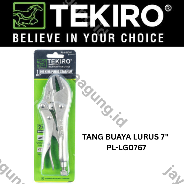 Gambar TANG BUAYA LURUS TEKIRO 7" PL-LG0767 ke-2