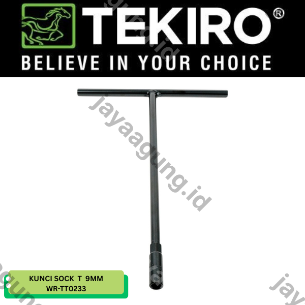 Gambar KUNCI SOCK T TEKIRO HITAM 9MM WR-TT0233 ke-3