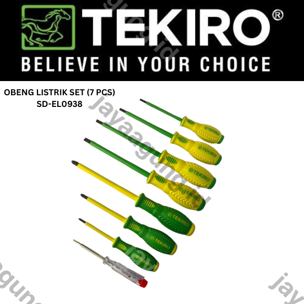 Gambar OBENG LISTRIK SET TEKIRO 7PCS SD-EL0938 ke-3