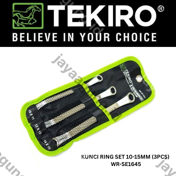 Gambar KUNCI RING SET TEKIRO 10-15MM (3PCS) WR-SE1645 ke-2
