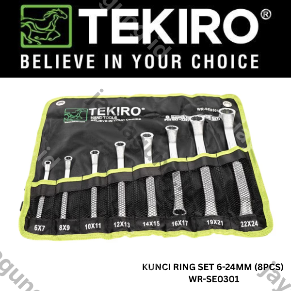 Gambar KUNCI RING SET TEKIRO 6-24MM (8PCS) WR-SE0301 ke-2