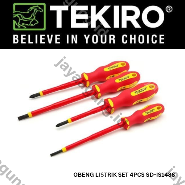 OBENG LISTRIK SET TEKIRO 4PCS SD-IS1488