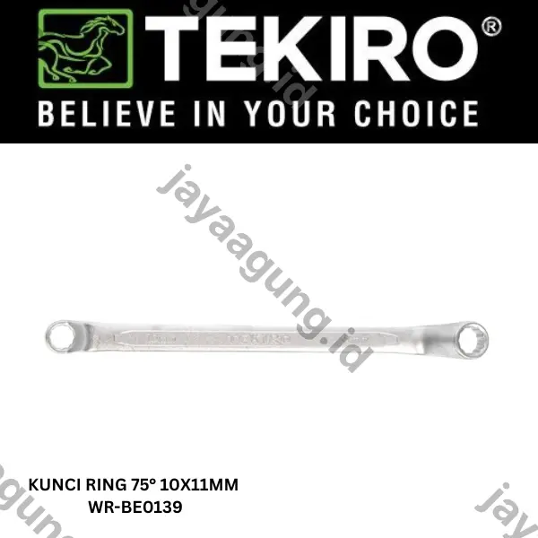 Gambar KUNCI RING 75° TEKIRO 10X11MM WR-BE0139 ke-2