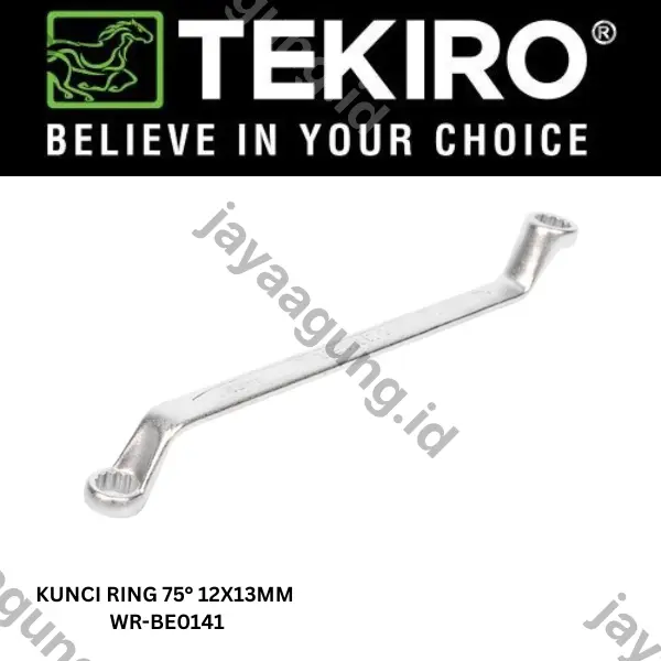 Gambar KUNCI RING 75° TEKIRO 12X13MM WR-BE0141 ke-3