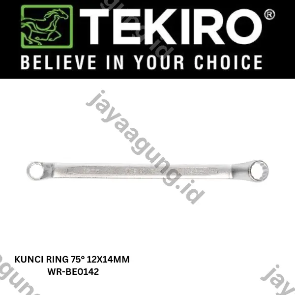 Gambar KUNCI RING 75° TEKIRO 12X14MM WR-BE0142 ke-2