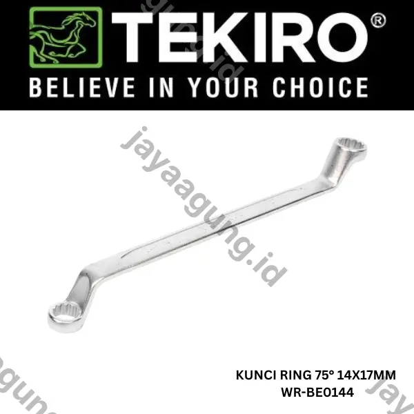 Gambar KUNCI RING 75° TEKIRO 14X17MM WR-BE0144 ke-3