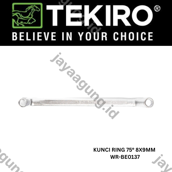 Gambar KUNCI RING 75° TEKIRO 8X9MM WR-BE0137 ke-2
