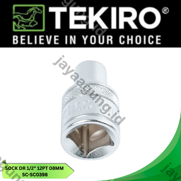 Gambar SOCK DR 1/2" TEKIRO 12PT 08MM SC-SC0398 ke-2
