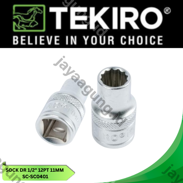 SOCK DR 1/2" TEKIRO 12PT 11MM SC-SC0401