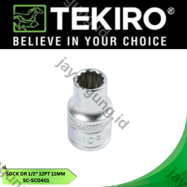 Gambar SOCK DR 1/2" TEKIRO 12PT 11MM SC-SC0401 ke-4