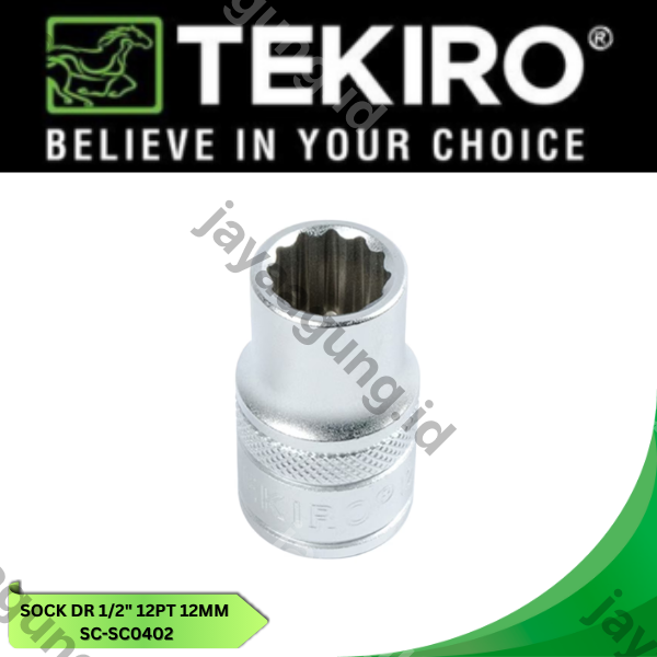Gambar SOCK DR 1/2" TEKIRO 12PT 12MM SC-SC0402 ke-4