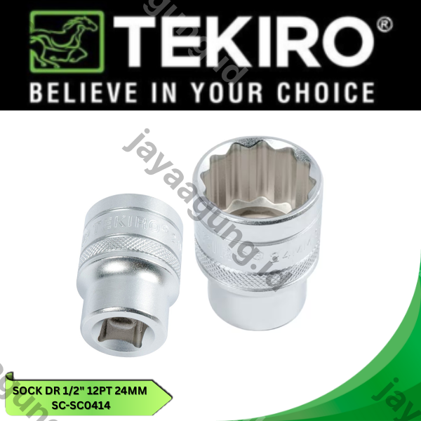SOCK DR 1/2" TEKIRO 12PT 24MM SC-SC0414