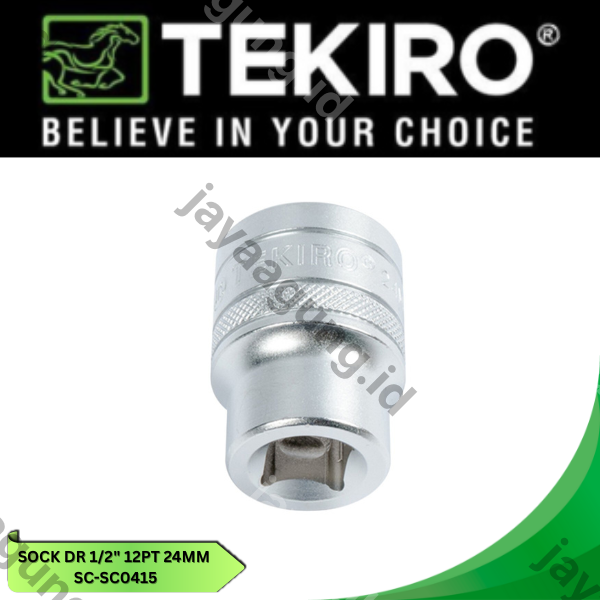 Gambar SOCK DR 1/2" TEKIRO 12PT 24MM SC-SC0414 ke-2