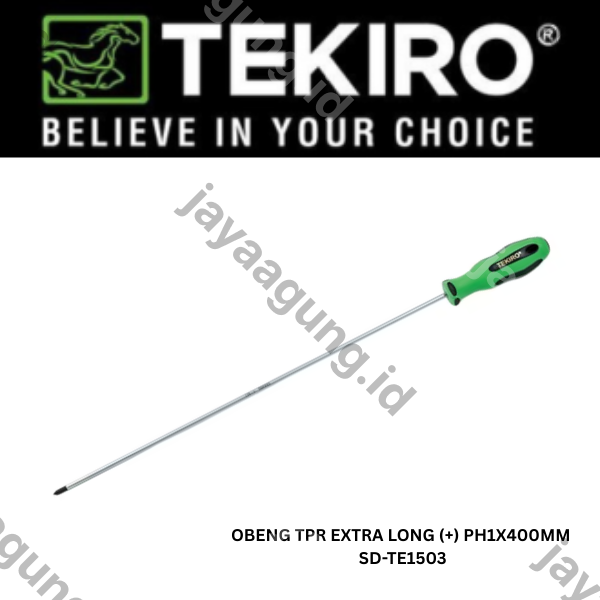 Gambar OBENG TPR EXTRA LONG TEKIRO PH1X400MM (+) SD-TE1503 ke-3