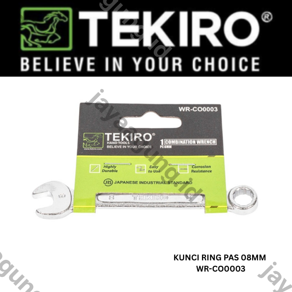 KUNCI RING PAS TEKIRO 08MM WR-CO0003