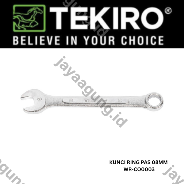 Gambar KUNCI RING PAS TEKIRO 08MM WR-CO0003 ke-2