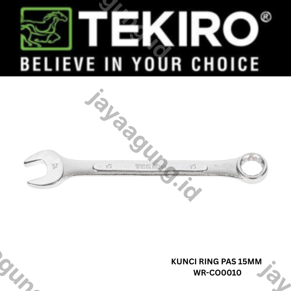 Gambar KUNCI RING PAS TEKIRO 15MM WR-CO0010 ke-2