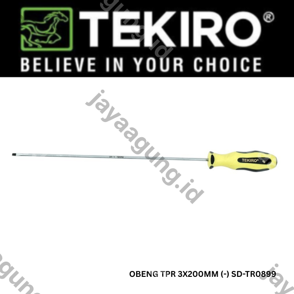 OBENG TPR TEKIRO 3X200MM (-) SD-TR0899