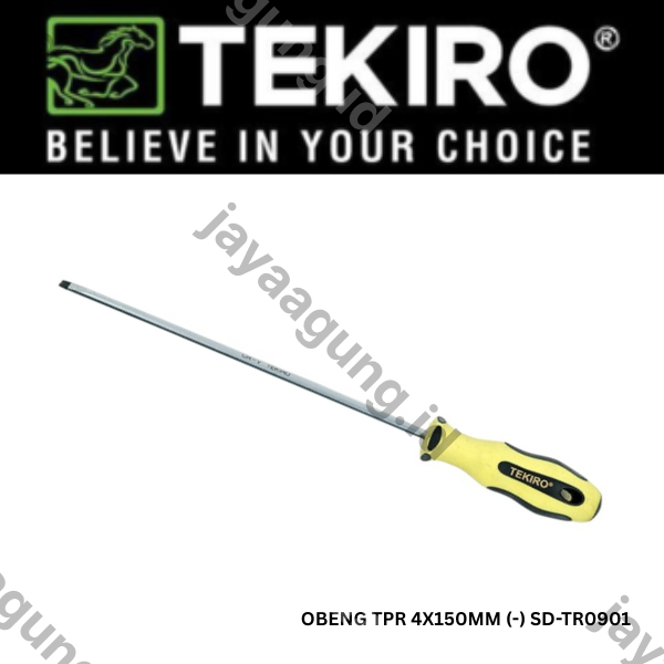 Gambar OBENG TPR TEKIRO 4X150MM (-) SD-TR0901 ke-2