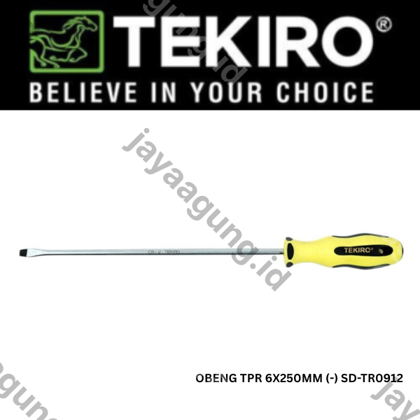 Gambar OBENG TPR TEKIRO 6X250MM (-) SD-TR0912 ke-3