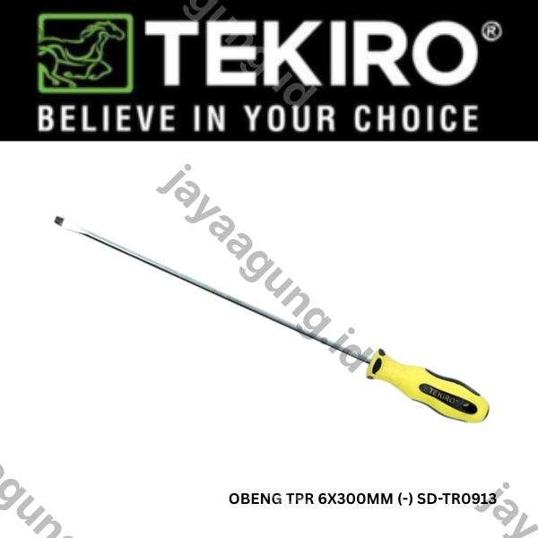 OBENG TPR TEKIRO 6X300MM (-) SD-TR0913