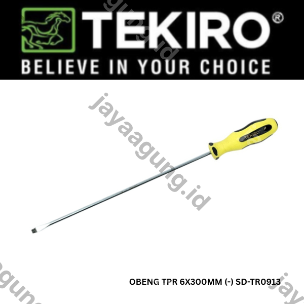 Gambar OBENG TPR TEKIRO 6X300MM (-) SD-TR0913 ke-2