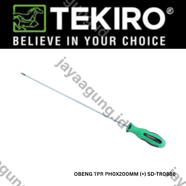 Gambar OBENG TPR TEKIRO PH0X200MM (+) SD-TR0886 ke-2