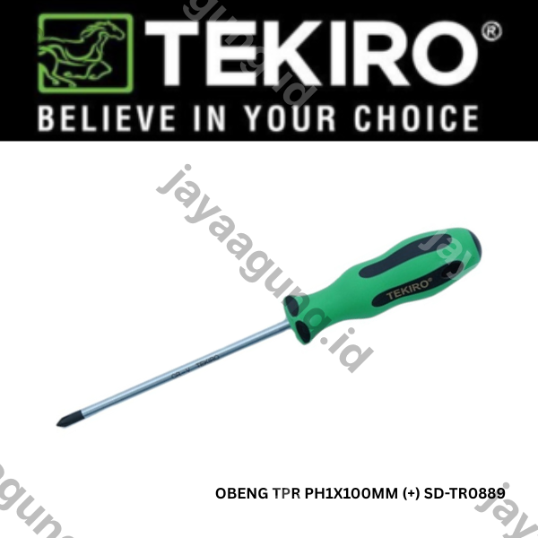 Gambar OBENG TPR TEKIRO PH1X100MM (+) SD-TR0889 ke-3