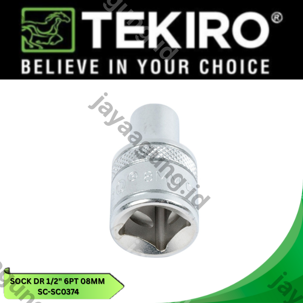 Gambar SOCK DR 1/2" TEKIRO 6PT 08MM SC-SC0374 ke-3