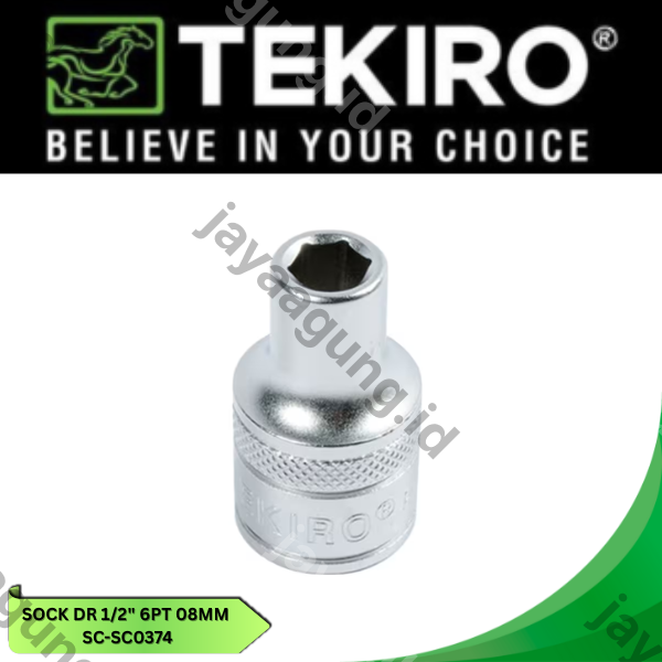 Gambar SOCK DR 1/2" TEKIRO 6PT 08MM SC-SC0374 ke-4