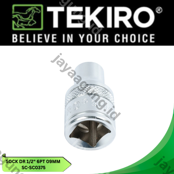 Gambar SOCK DR 1/2" TEKIRO 6PT 09MM SC-SC0375 ke-3