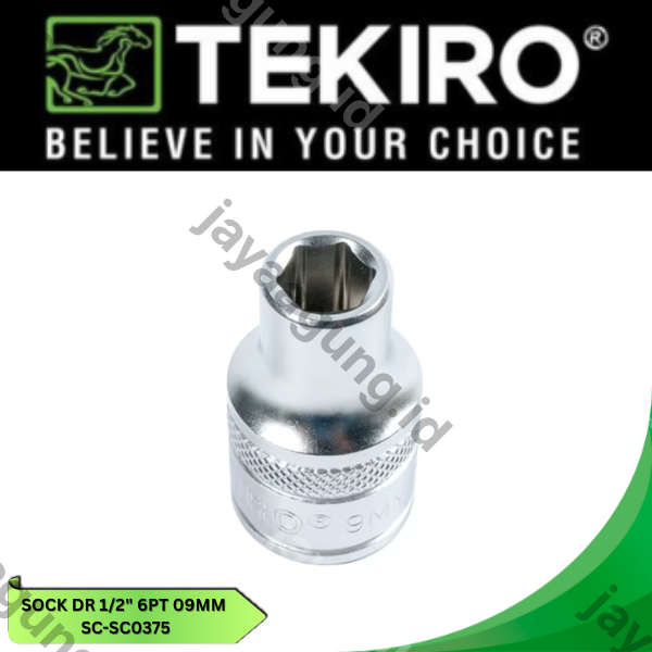 Gambar SOCK DR 1/2" TEKIRO 6PT 09MM SC-SC0375 ke-4