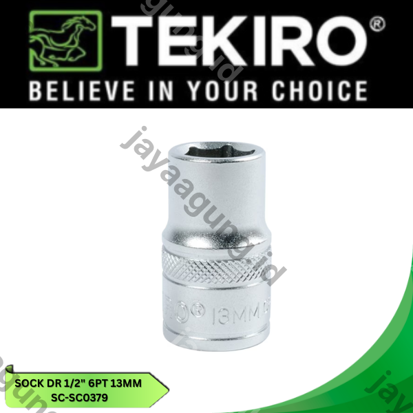 Gambar SOCK DR 1/2" TEKIRO 6PT 13MM SC-SC0379 ke-4