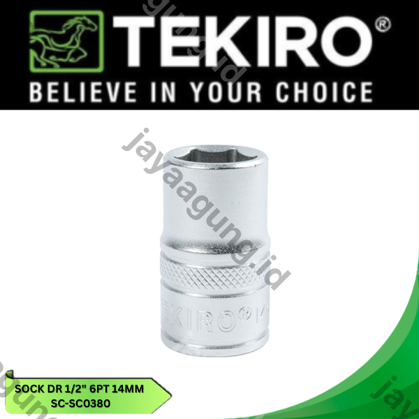 Gambar SOCK DR 1/2" TEKIRO 6PT 14MM SC-SC0380 ke-4