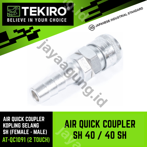 QUICK COUPLING TEKIRO SH 40 (2 TOUCH) AT-QC1091