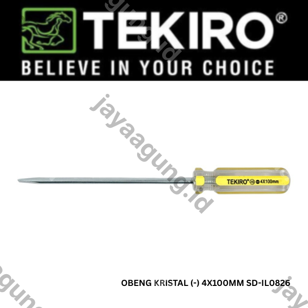 OBENG KRISTAL TEKIRO (-) 4X100MM SD-IL0826