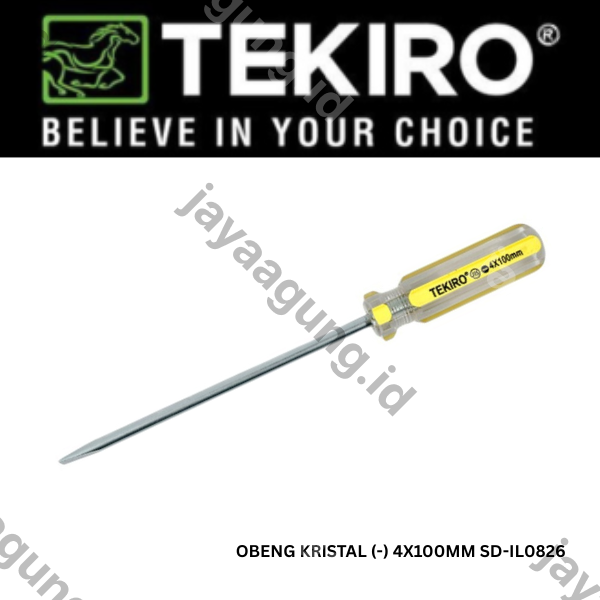 Gambar OBENG KRISTAL TEKIRO (-) 4X100MM SD-IL0826 ke-3