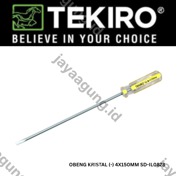 Gambar OBENG KRISTAL TEKIRO (-) 4X150MM SD-IL0828 ke-2