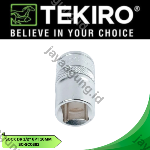 Gambar SOCK DR 1/2" TEKIRO 6PT 16MM SC-SC0382 ke-3