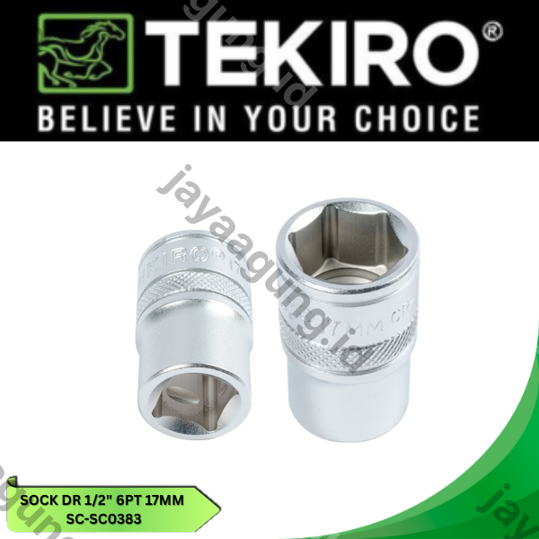 SOCK DR 1/2" TEKIRO 6PT 17MM SC-SC0383