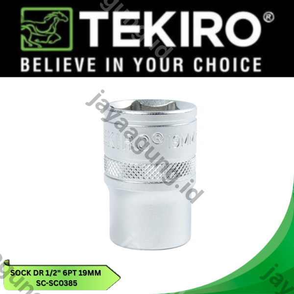 Gambar SOCK DR 1/2" TEKIRO 6PT 19MM SC-SC0385 ke-4