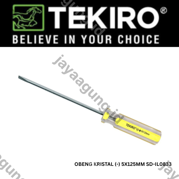 OBENG KRISTAL TEKIRO (-) 5X125MM SD-IL0833