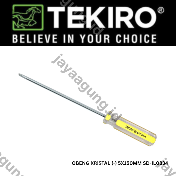 OBENG KRISTAL TEKIRO (-) 5X150MM SD-IL0834