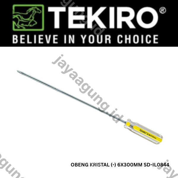 Gambar OBENG KRISTAL TEKIRO (-) 6X300MM SD-IL0844 ke-2