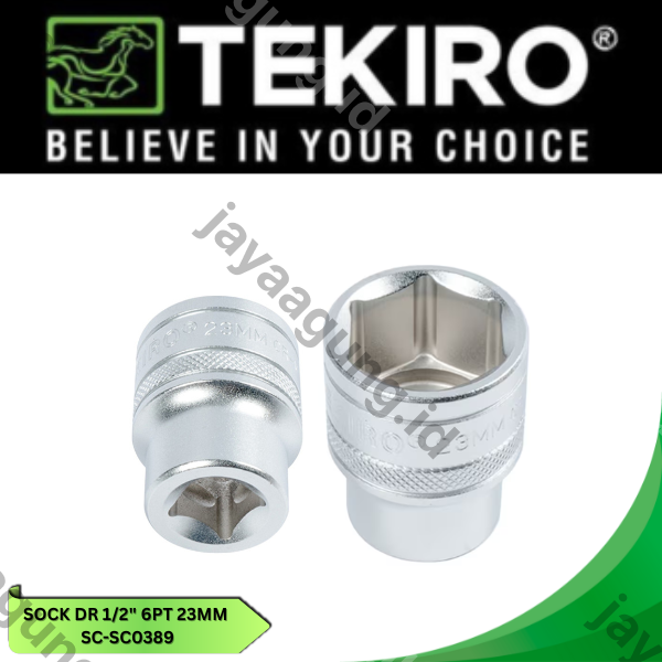 SOCK DR 1/2" TEKIRO 6PT 23MM SC-SC0389